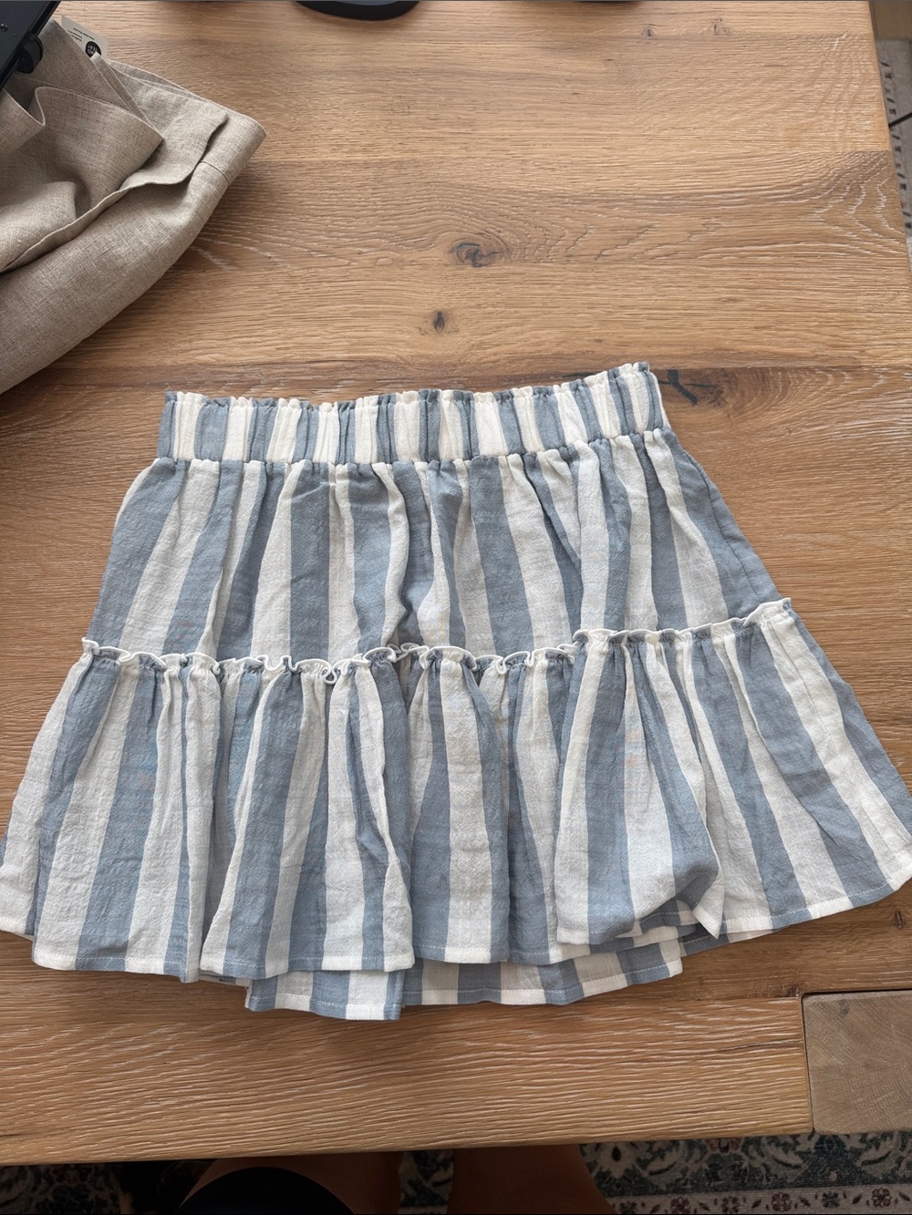 Eberjey umbrella stripe Skirt size small